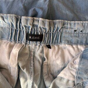 Pantalon denim clair taille élastique / Light denim pants with elastic waist